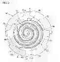 Fig. 04 - Scroll compressor having first and second oil grooves formed in fixed and orbiting scroll that are communicable