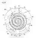 Fig. 05 - Scroll compressor having first and second oil grooves formed in fixed and orbiting scroll that are communicable