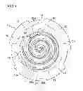 Fig. 07 - Scroll compressor having first and second oil grooves formed in fixed and orbiting scroll that are communicable