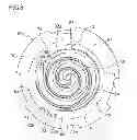 Fig. 09 - Scroll compressor having first and second oil grooves formed in fixed and orbiting scroll that are communicable