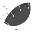Fig. 11 - ABRASIVE ARTICLE HAVING REVERSIBLE INTERCHANGEABLE ABRASIVE SEGMENTS