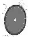 Fig. 14 - ABRASIVE ARTICLE HAVING REVERSIBLE INTERCHANGEABLE ABRASIVE SEGMENTS