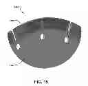 Fig. 15 - ABRASIVE ARTICLE HAVING REVERSIBLE INTERCHANGEABLE ABRASIVE SEGMENTS