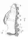 Fig. 16 - Article of footwear with sole projections