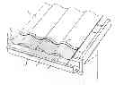 Fig. 01 - Gutter Guard Mesh Secured Using Adhesive