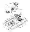 Fig. 01 - Gear drive system with adjusting structure