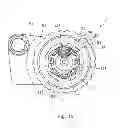 Fig. 19 - Downhole driving unit having a hydraulic motor with a static cam ring