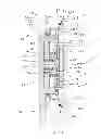Fig. 17 - Downhole driving unit having a spring member for assembling a hydraulic motor housing