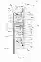 Fig. 19 - Downhole driving unit having a spring member for assembling a hydraulic motor housing