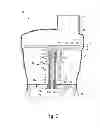 Fig. 04 - Food processing device with an externally operated adjustment mechanism