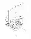 Fig. 02 - Clamping mechanism for a two wheel panel dolly