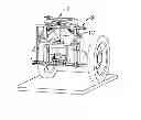 Fig. 01 - Pendulum suspension device of a spray ramp for an agricultural machine