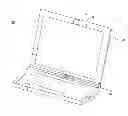 Fig. 01 - Electronic device having a motion detector