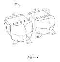 Fig. 02 - LED headlight with one or more stepped upward-facing reflectors
