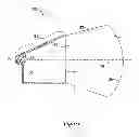 Fig. 03 - LED headlight with one or more stepped upward-facing reflectors