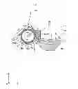 Fig. 01 - Developer supply device with wall between chambers having two heights