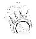 Fig. 04 - Cosmetic product applicator and associated applicator assembly
