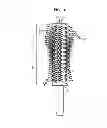 Fig. 05 - Cosmetic product applicator and associated applicator assembly