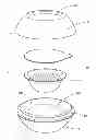 Fig. 01 - Aroma-diffusing heating device using a replaceable aroma capsule and the aroma capsule