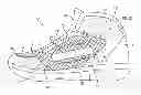 Fig. 01 - Shoe with composite upper and foam element and method of making same