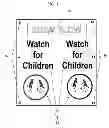 Fig. 02 - Child safety post sign
