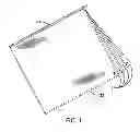 Fig. 02 - Bound Arrangement Of Cloth Panels For Ease Of Use And To Reduce Cross Contamination During Cleaning.