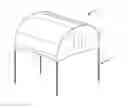 Fig. 01 - Removably mountable roof frame for use with an expandable canopy
