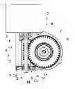 Fig. 01 - Electromechanical power steering system with play compensation for the worm gear mechanism