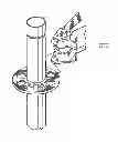 Fig. 13 - Pivoting Horizontal and Vertical Scaffold Members and a Method of Erecting an Offset Scaffold Platform