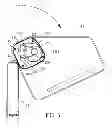 Fig. 06 - Fold-down tablet assembly for chair