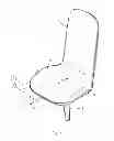 Fig. 02 - Seating unit with seat position and depth adjustment assembly