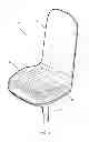 Fig. 03 - Seating unit with seat position and depth adjustment assembly