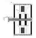 Fig. 01 - Spring-less buried magnet linear-resonant motor