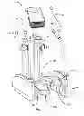 Fig. 08 - Elliptical Exercise Device with Vibration Capabilities
