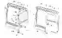 Fig. 01 - Vehicle door structure having a lock mechanism and slide door