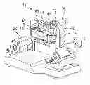 Fig. 01 - Microtome having a piezoelectric linear actuator