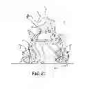 Fig. 22 - Suspension and body attachment system and differential pressure suit for body weight support devices