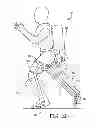 Fig. 33 - Suspension and body attachment system and differential pressure suit for body weight support devices