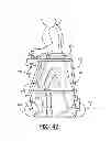 Fig. 43 - Suspension and body attachment system and differential pressure suit for body weight support devices