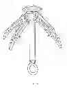 Fig. 12 - Caddy for grappling hook and deployment spool assembly