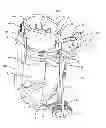 Fig. 01 - Foldable cart for golf bag