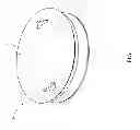 Fig. 03 - Smoke detector with an easily-readable and highly-visible battery-life display