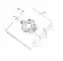 Fig. 01 - Device for securing a source of LED light to a heat sink surface