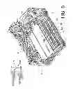 Fig. 07 - Image forming apparatus with an exposed sheet-pressing swingable plate