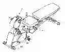 Fig. 01 - ANGLE ADJUSTING MECHANISM FOR A PEDALING DEVICE OF A PEDAL EXERCISER