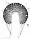 Fig. 05 - Implantable device and method to replace the meniscus of the knee and other body structures