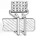 Fig. 01 - Slotted Fastener for Suspenders