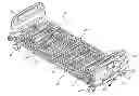 Fig. 01 - Piece of furniture, such as an adjustable bed, having an adjustable platform