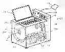 Fig. 01 - WASHER-DRYER APPARATUS FOR DAIRY TOWELS AND METHOD