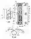 Fig. 43 - Hinge device for doors, shutters or the like